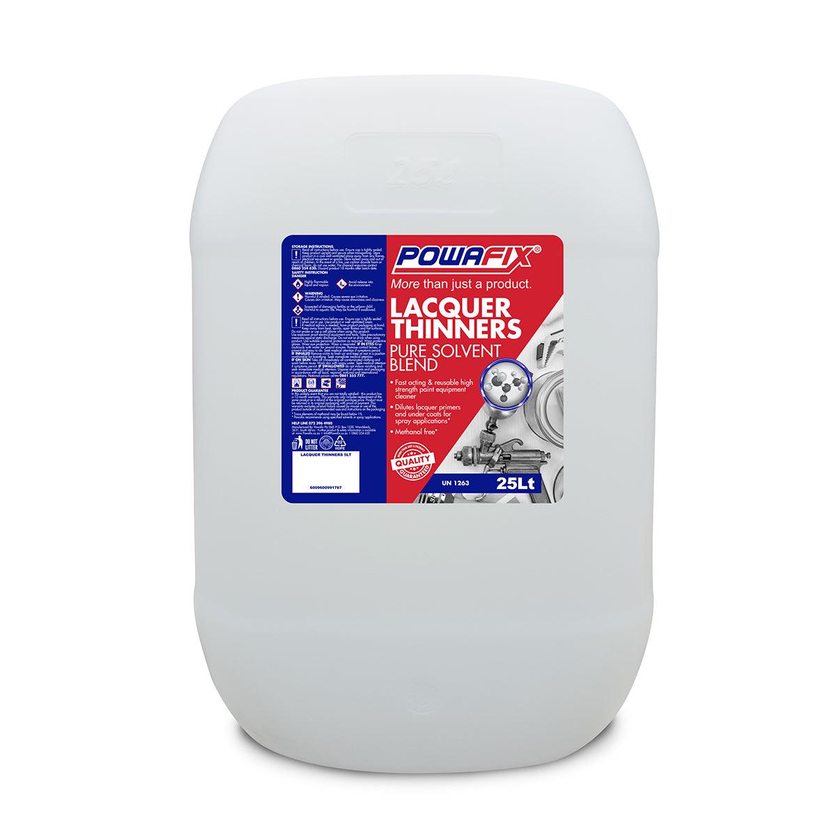 Powafix Lacquer Thinners A 25 L - Livestainable.co.za