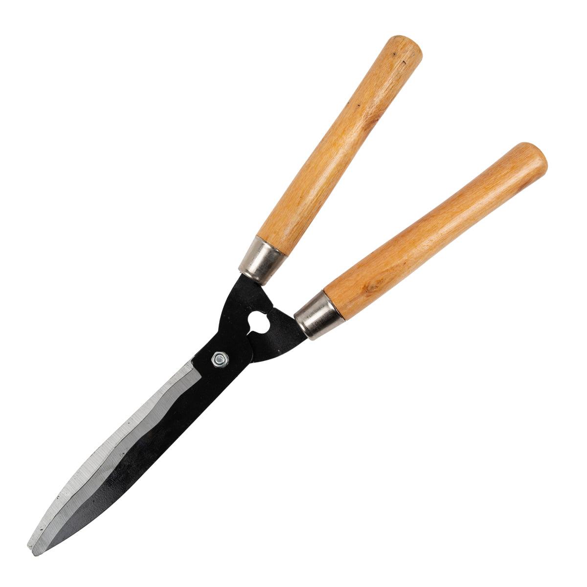 Wavy Blade Hedge Shear With Wooden Handle 200 Mm - Livestainable.co.za