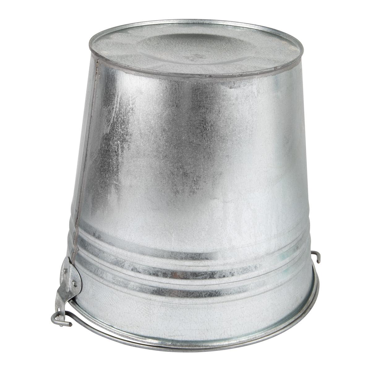 Galvanised Bucket 30 Cm 12 L - Livestainable.co.za