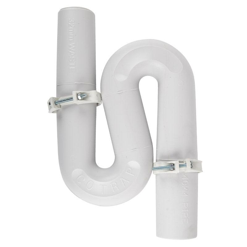 Trap White S 32 X32 Mm (40 Mm Pvc Out) - Livestainable.co.za