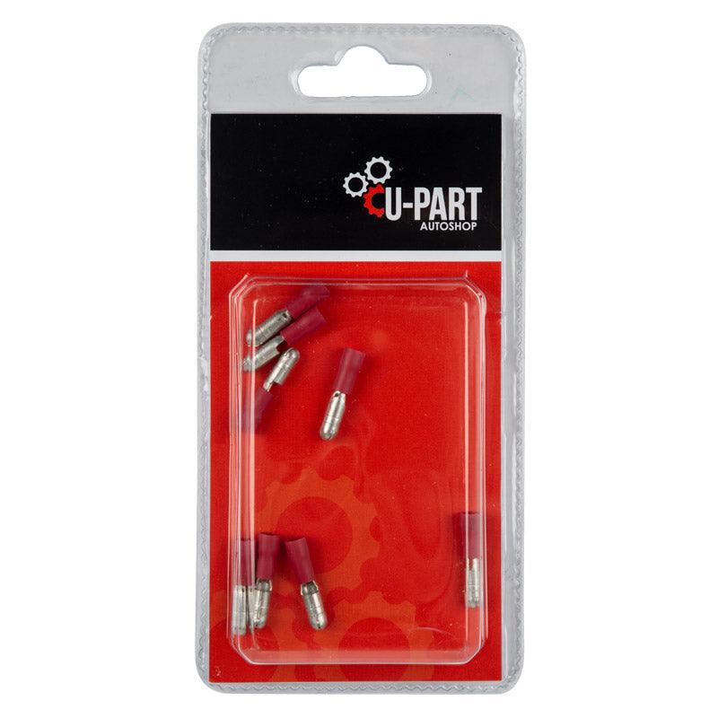 U Part Terminal Red Male Bullet 0.5 1.5 Mm 4 Mm - Livestainable.co.za