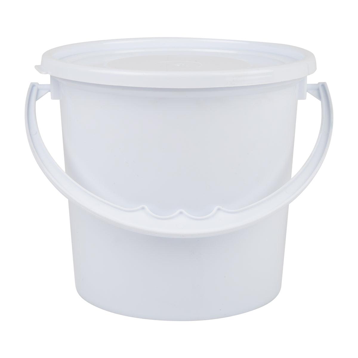 Plastic Bucket With Lid And Handle 1 L - Livestainable.co.za