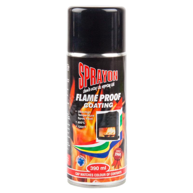 Sprayon Ultra High Temp Spray Black 350 Ml - Livestainable.co.za