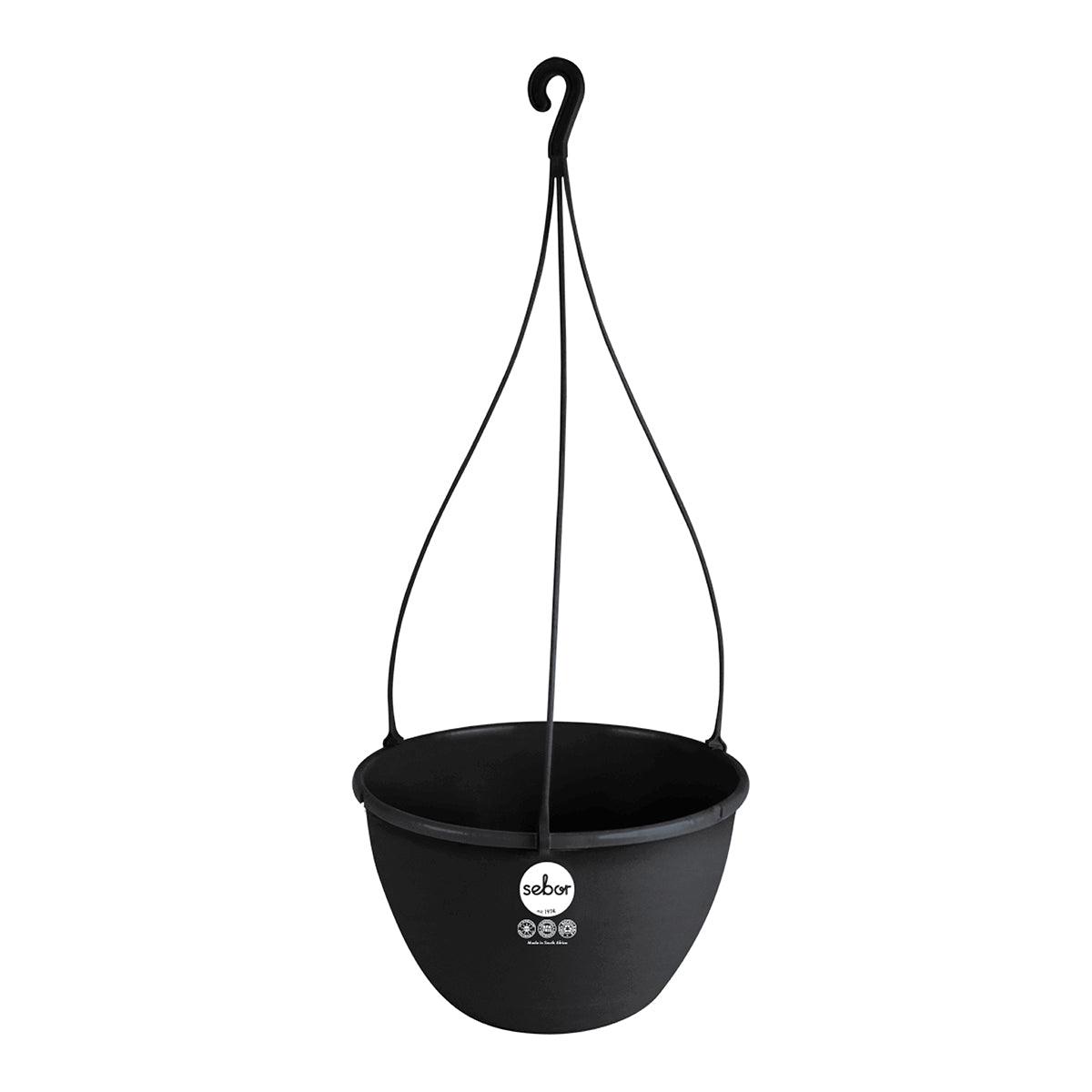 Sebor Terra Bowl & Hook Set 25 Cm Black - Livestainable.co.za