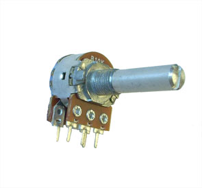Potentiometer Switch Lin Pcb 17mm 10 K F16 Ksh N B10 K L25 Re