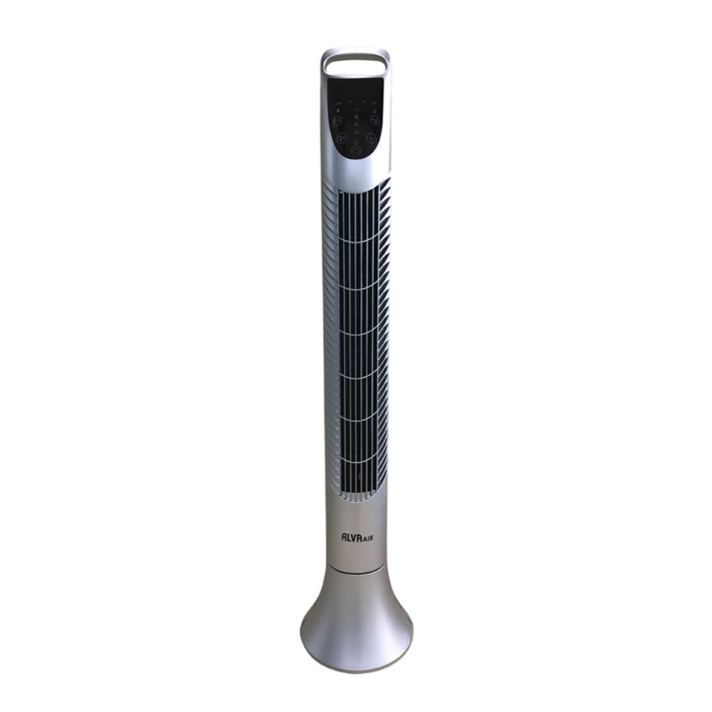 92cm Plastic Tower Fan (Silver) With Remote
