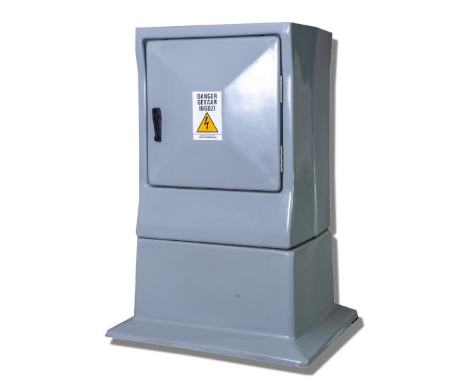 4 W Fibreglass D/D Meter Kiosk 570x435x1040mm K0004/2