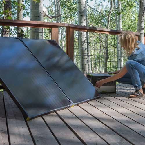 Goal Zero - Boulder 200 Briefcase (200 Watt Aluminium Frame Solar Panel) - Livestainable.co.za