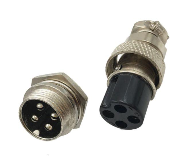 4 W 16mm Mic Plug And Socket Aviation Connector Gx16 A 4 Ps - Livestainable.co.za