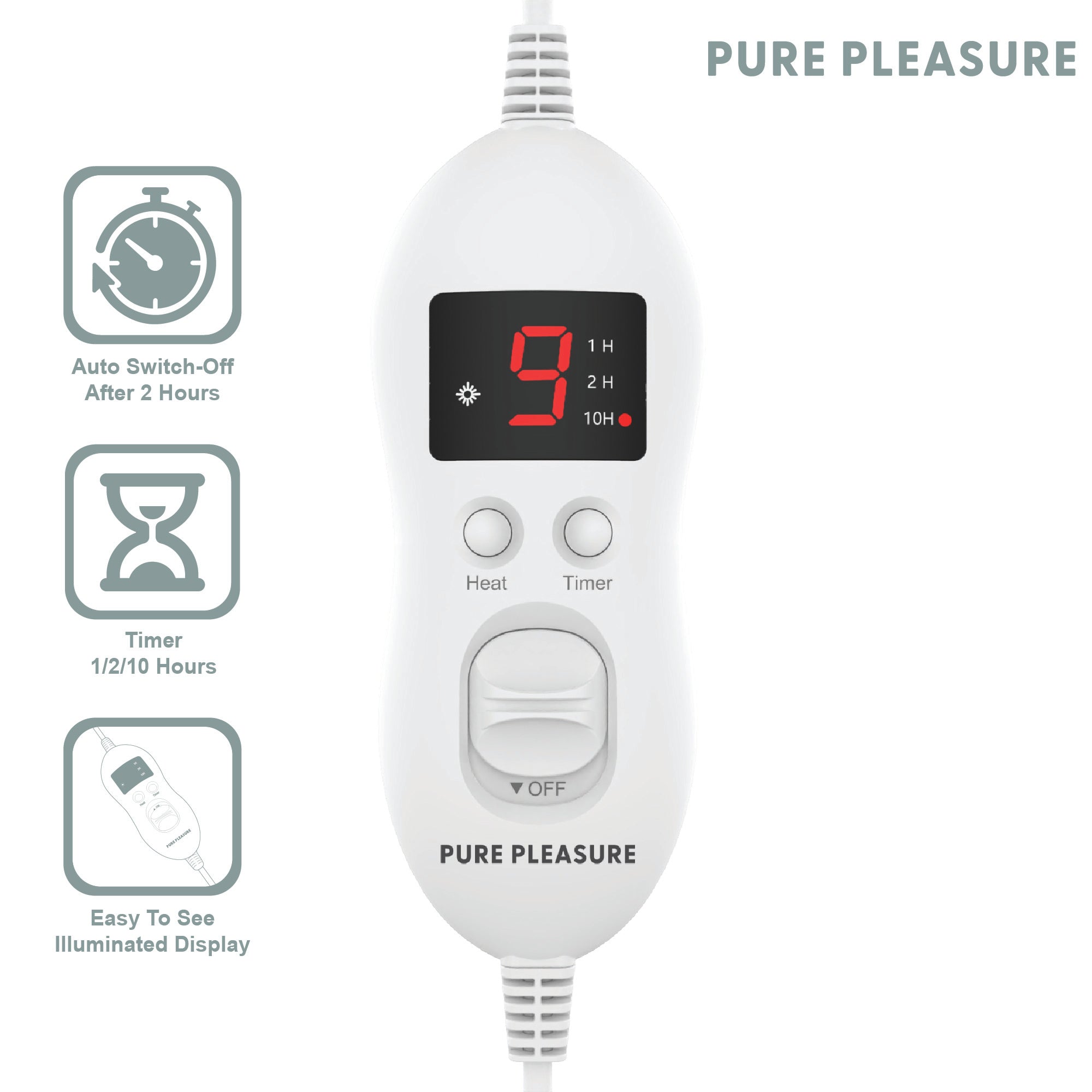 Heated Electric Overblanket 9 Heat & Timer (2025)