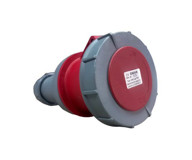 Inline Industrial Coupler Socket 125 A 5 P (3 P+E+N) Ip67 Ips Ce 2442