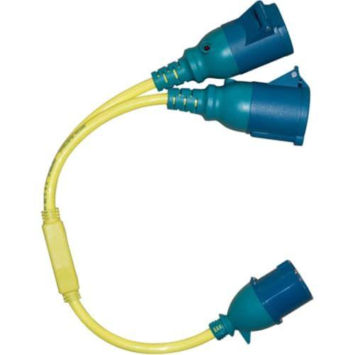 Victron Energy SHP307700240 Splitter Cord 16A/250V-CEE plug/2xCEE Coupling - Livestainable.co.za