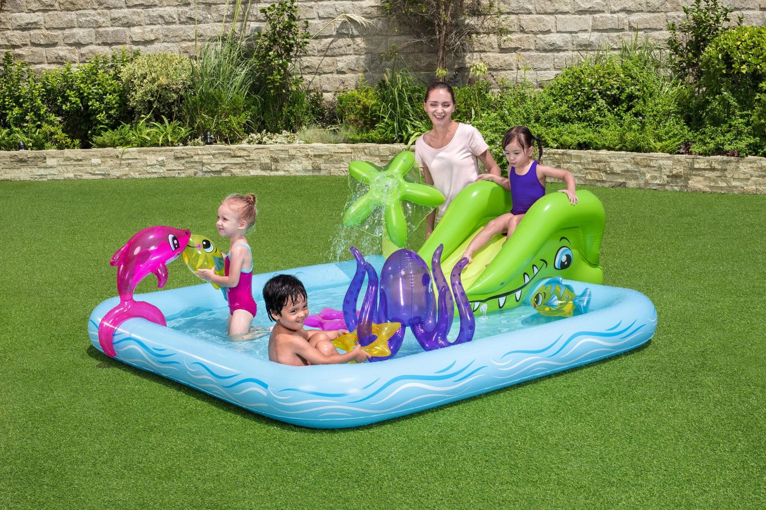 Bestway 2.39m X 2.06m X 86cm Fantastic Aquarium Play Center 308 L