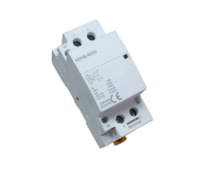 Modular Mains Contactor 40 A 2 P 230 Vac 2 No Nch8 40/20
