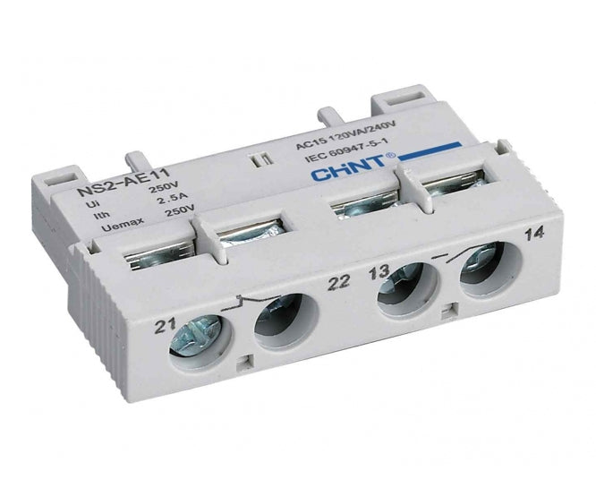 Front Auxillary For Mms 1 No + 1 Nc Ns2 Ae11