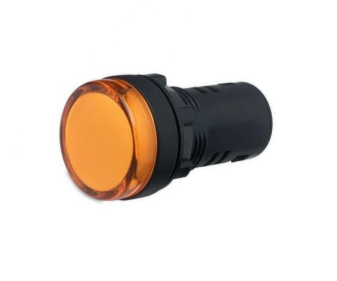 Pilot Light Orange Led 22 Mm 24 V Dc/Ac Pl Ad16 22 24 V O