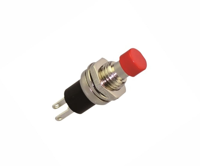 Pushbutton Switch N.O Spst 1 A Red Solder M7 Pbs 105 Red