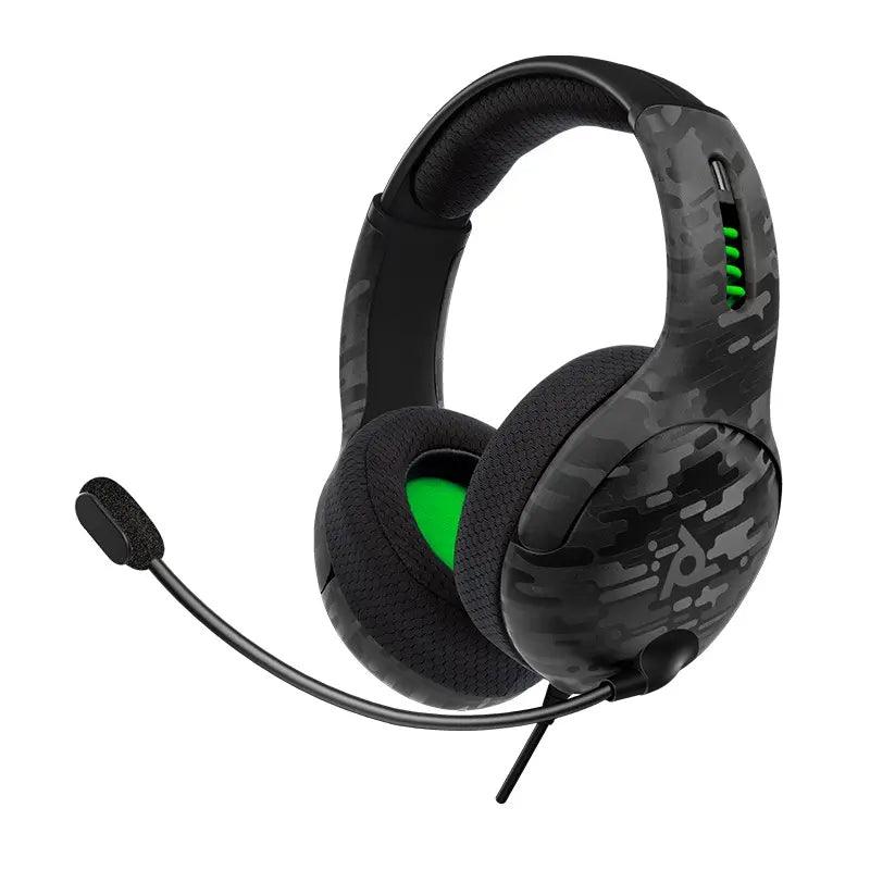 Xb Series X Lvl 50 Wired Headset Black Camo - Livestainable.co.za