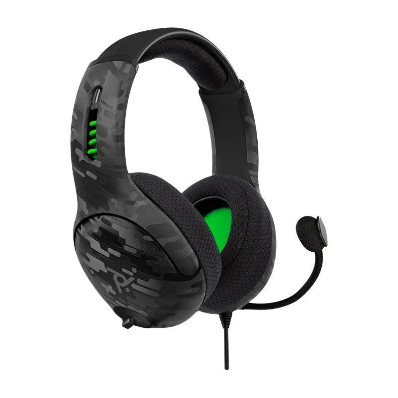 Xb Series X Lvl 50 Wired Headset Black Camo - Livestainable.co.za