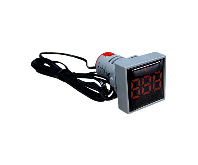 Indicator Thermometer 22 Mm Square Red Pl Ad101 22 Tms R