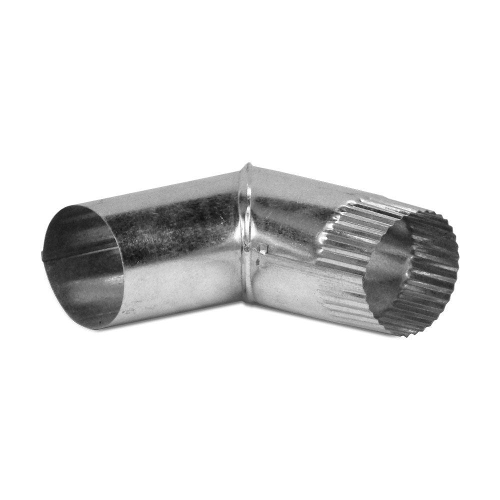 Kexin Elbows: Galvanised - 90mm - Livestainable.co.za