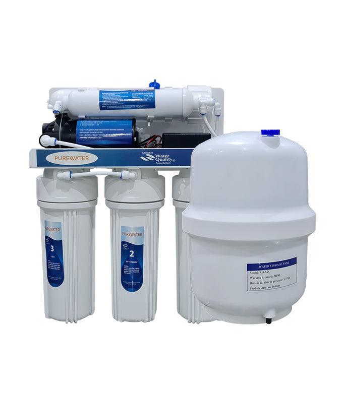 Pure Water Reverse Osmosis System 75 GPD With Pump - Livestainable.co.za