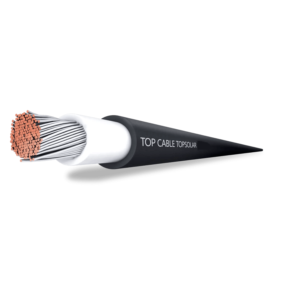 TopSolar 6mm2 Black DC PV Solar Panel Cable - Sold Per Meter - Livestainable.co.za