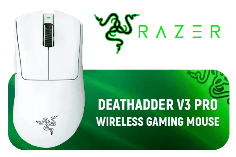 Death Adder V3 Pro White - Livestainable.co.za