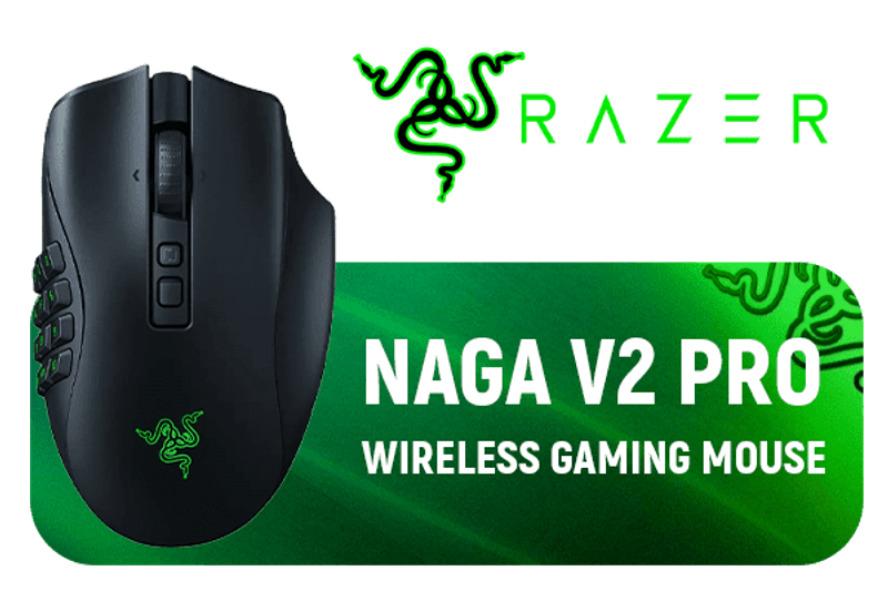 Naga V2 Pro Wireless Mmo Gaming Mouse - Livestainable.co.za