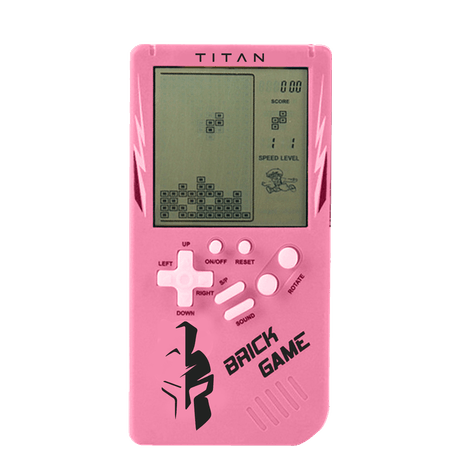 Titan Brick Game Portable Pink - Livestainable.co.za