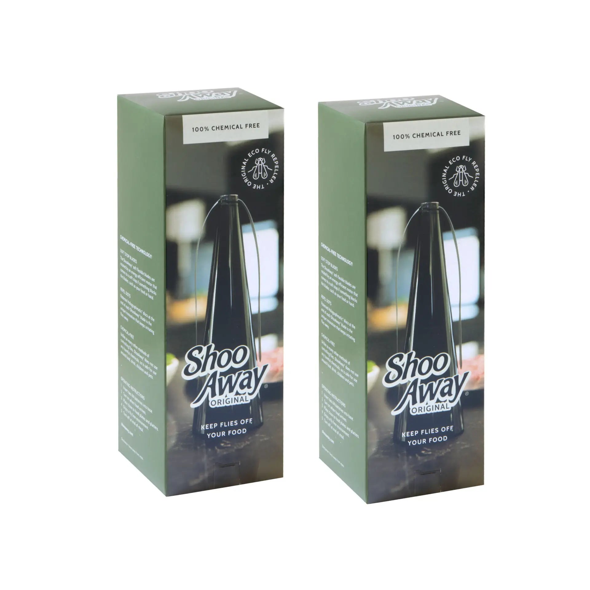 ShooAway- Black-Pack of 2