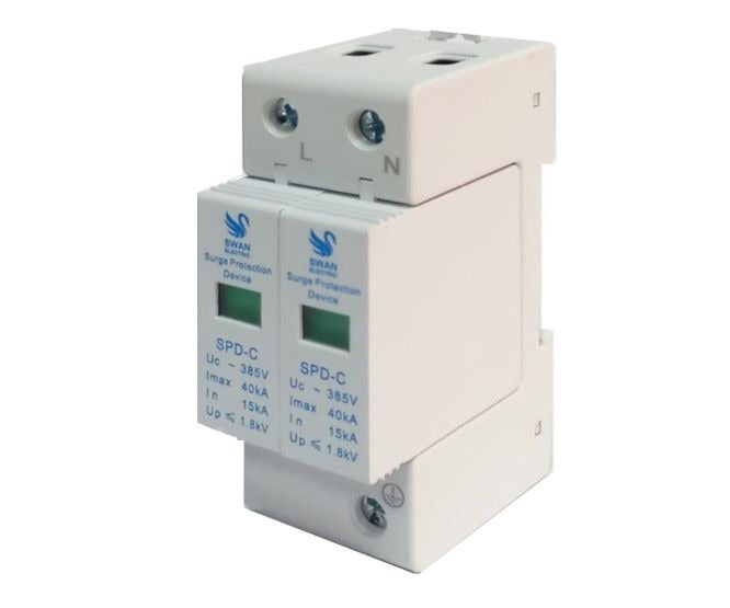 Surge Protection Device 15 Ka 40 Ka 2 P 385 V Class C Spd 15 40 Ka 385 V 2 P
