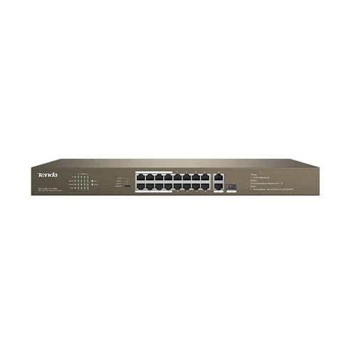Tenda Switch 16 POE 10/100 250W Rack