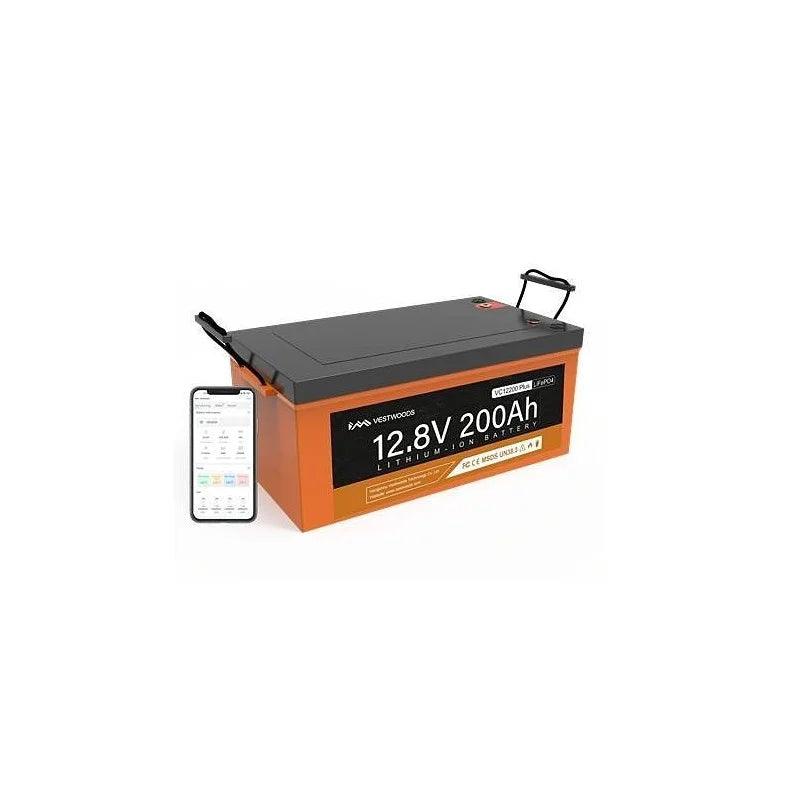 Vestwoods 12.8V 200Ah Lithium Battery With Bms - Livestainable.co.za