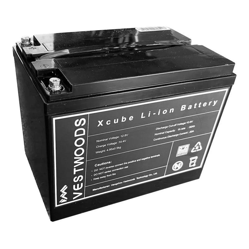 Vestwoods 12.8V 50Ah Lithium Battery With Bms - Livestainable.co.za