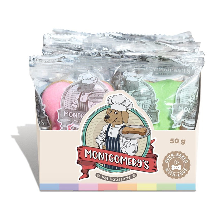 Montgomery’s Iced Individually Wrapped Biscuits 50g
