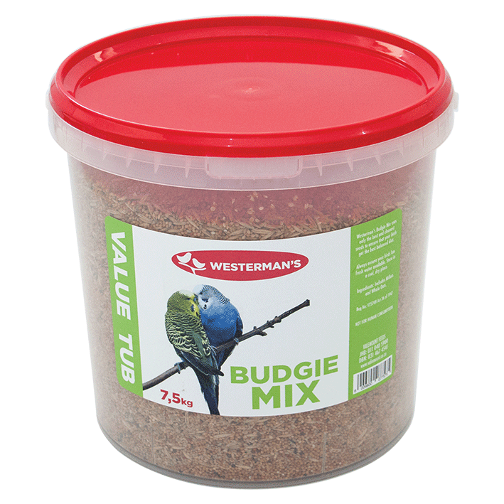 7,5kg Budgie Mix Value Tub