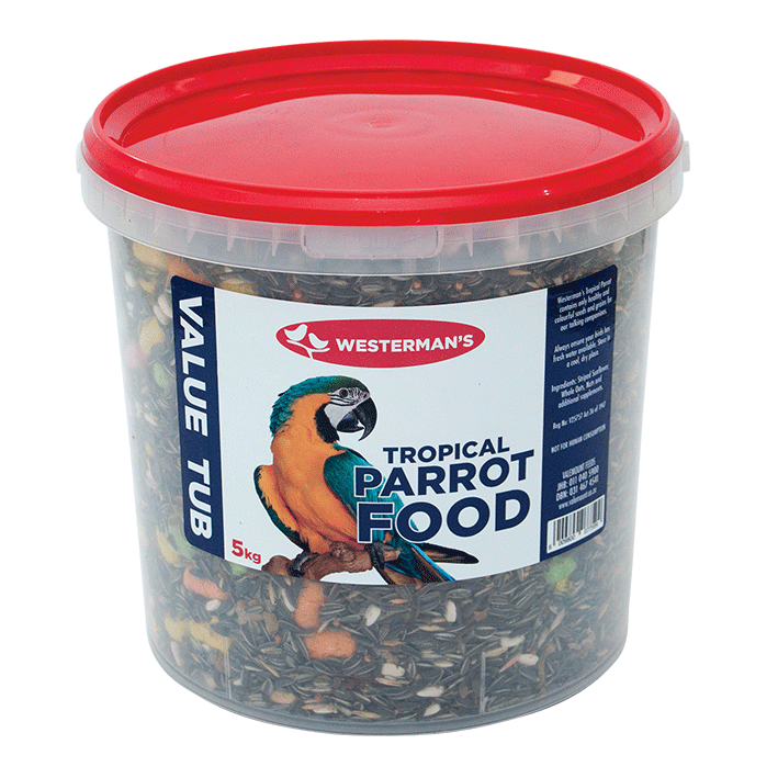 5kg Tropical Parrot Food Value Tub