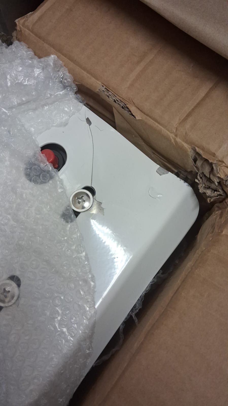 3-stadium groot blou waterfilter met patrone (op staander)