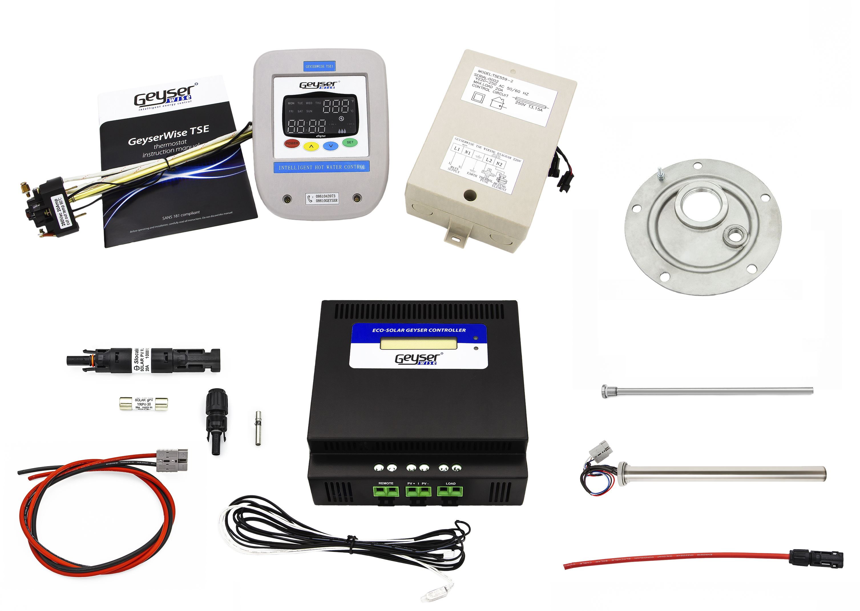 Geyserwise PV Solar Geyser Conversion Kit 200L (Excluding Panels And  Mountings) LiveStainable
