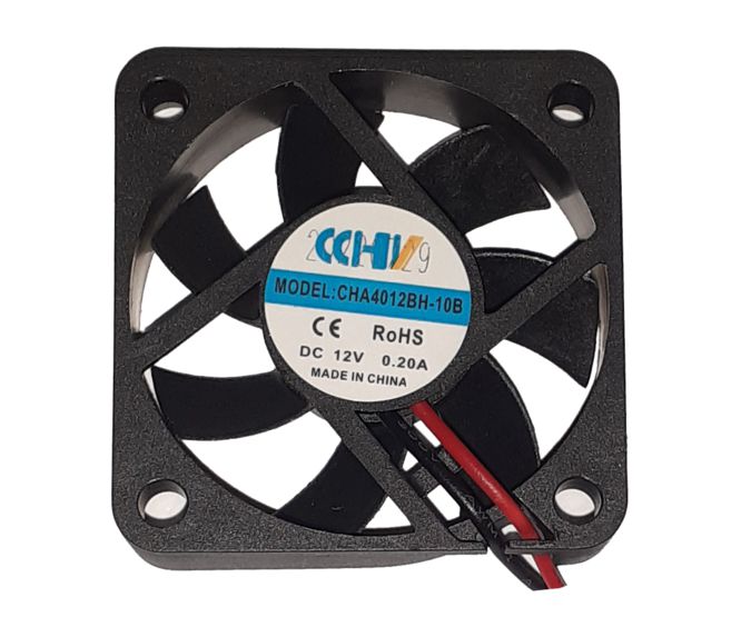 Powernex / Cchv 12Vdc Fan Axial 40Sqx10Mm Ball 9.35Cfm 0.2A