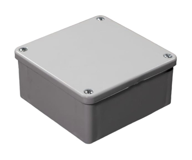 Easyhold Enclosure Pvc Fixed White Lid 120X120X58Mm Ip67