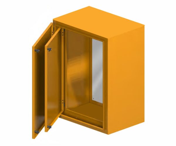 Swan Electric Orange Enclosure Steel+ Inner Door 400X300X200