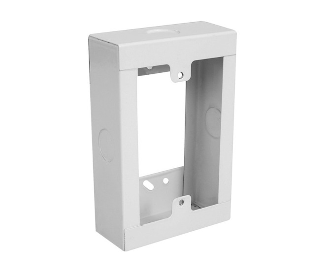 Swan Electric Extension Box Steel White 4X2