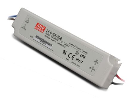 Mean Well Power Supply Encl. Led Driver I=220 O=9-48V 0.7A