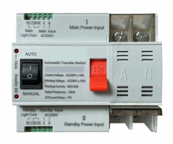 S-Tec Motorised Change Over Switch 100A 2P